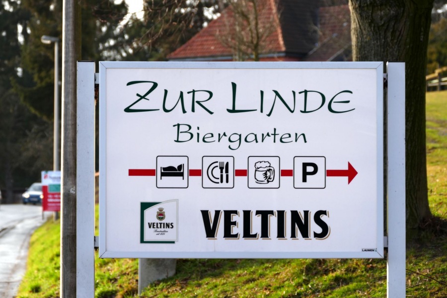 Linde Reklametafel